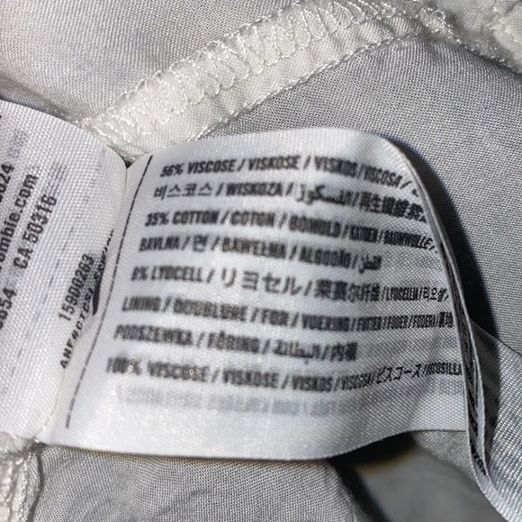 Abercrombie & Fitch Medium Black White Plaid Button Up Dress - Picture 10 of 12